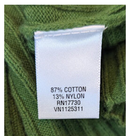 Merona Ribbed Knit Turtleneck Sweater Women’s Size S – Forest Green - Picture 10 of 10